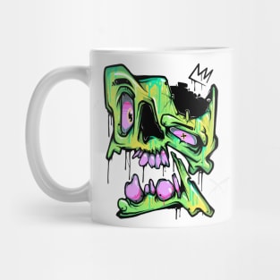 Graffiti Skull Mug